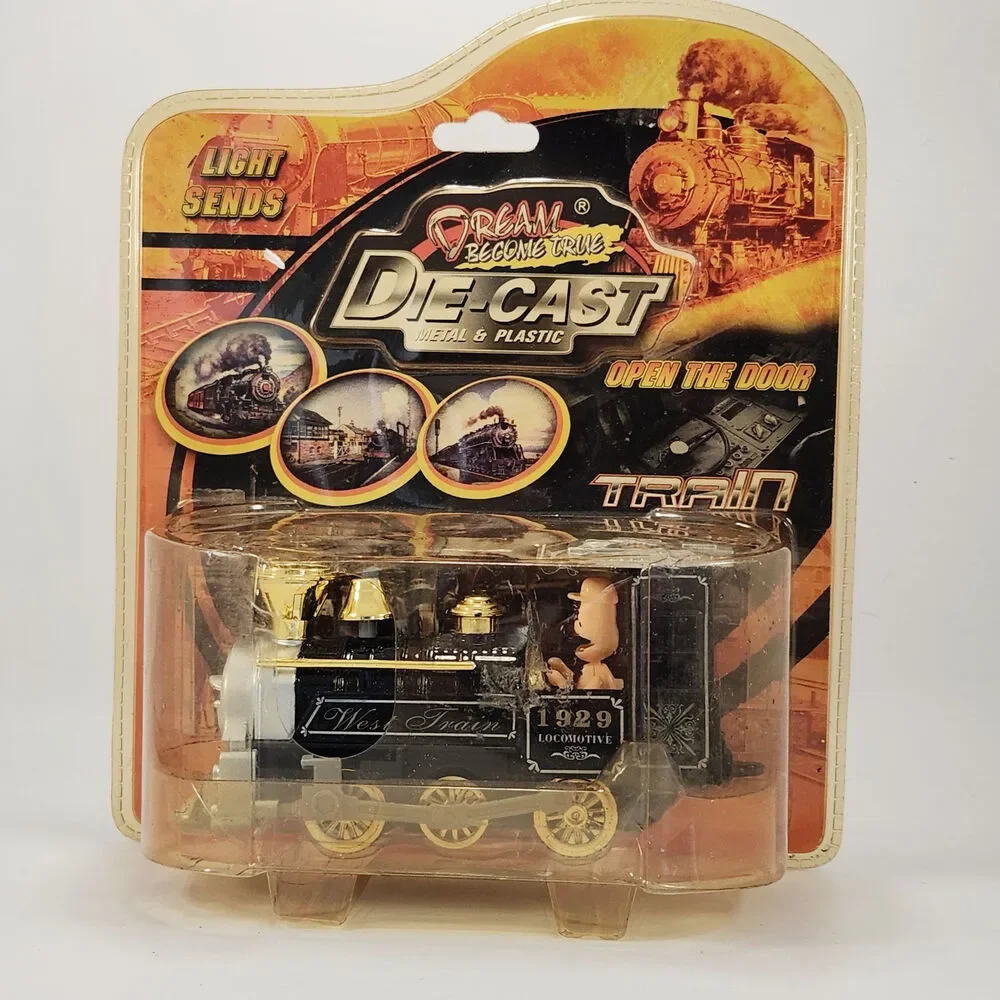 Vintage Style 1929 Locomotive Model NIB | Die-Cast Train w/ Light & Sound